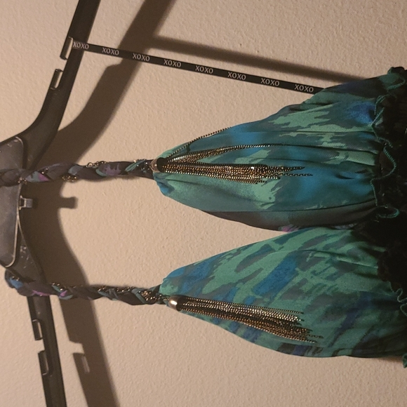 XOXO halter dress with tassel design - Picture 2 of 8
